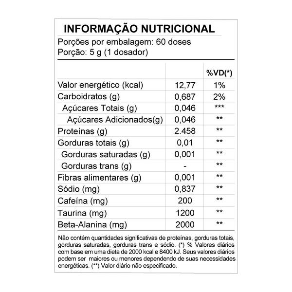 Imagem de Pré-treino V-Power 300g - Ganho de Força e Redução de Fadiga