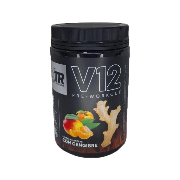 Imagem de Pré Treino V12 Sabor Frutas Amarelas Com Gengibre 300G Xtr