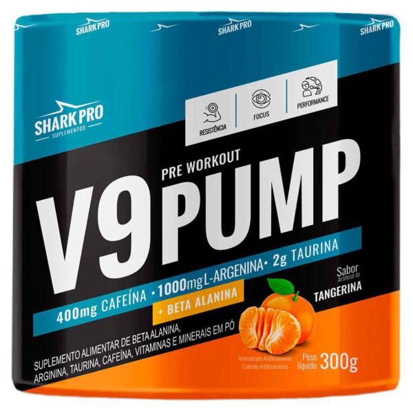 Imagem de Pré treino v9 pump 300g shark pro