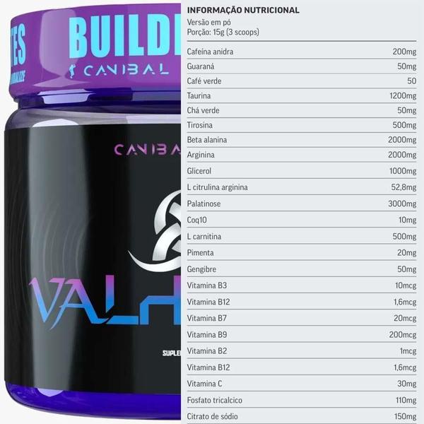 Imagem de Pré Treino Viking Valhalla Canibal Inc 450G Sabor Limão