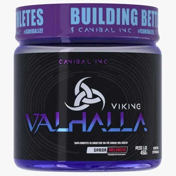 Pré Treino Viking Valhalla Canibal Inc 450G Sabor Melancia Imagem de Pré Treino Viking Valhalla Canibal Inc 450G Sabor Melancia