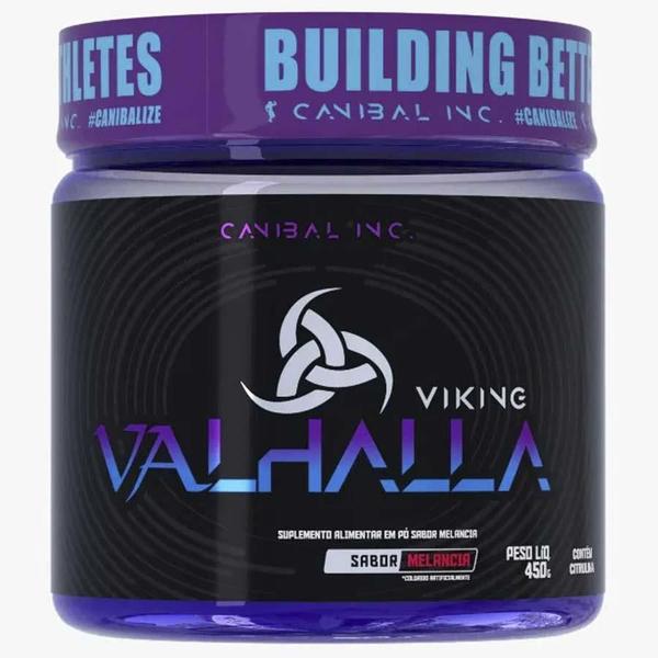 Pré Treino Viking Valhalla Canibal Inc 450G Sabor Melancia Imagem de Pré Treino Viking Valhalla Canibal Inc 450G Sabor Melancia