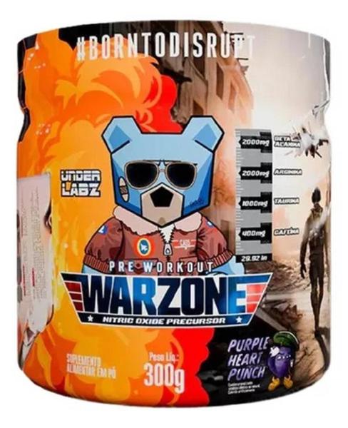 Imagem de Pré Treino Warzone Pote 300G Under Labz