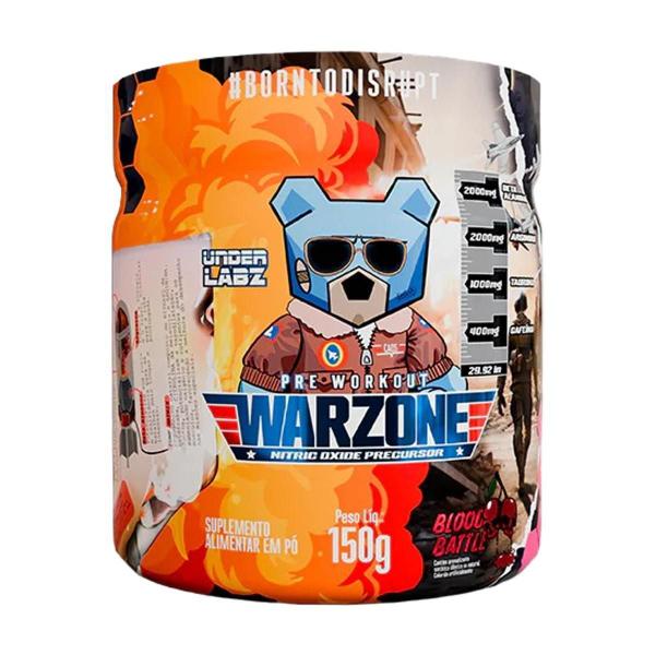 Pré Treino Warzone Sabor Blood Battle 150G Under Labz Imagem de Pré Treino Warzone Sabor Blood Battle 150G Under Labz