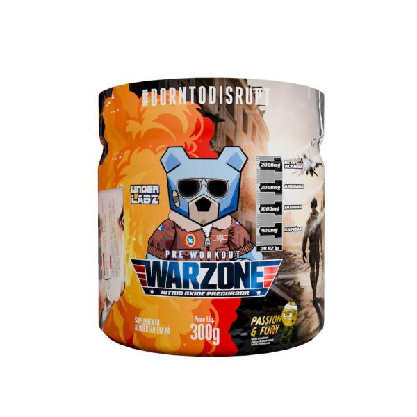 Imagem de Pré Treino Warzone Sabor Passion & Fury 300G Under Labz