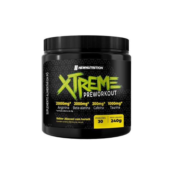 Imagem de Pré-Treino Xtreme 240G Newnutrition Abacaxi Com Hortelã