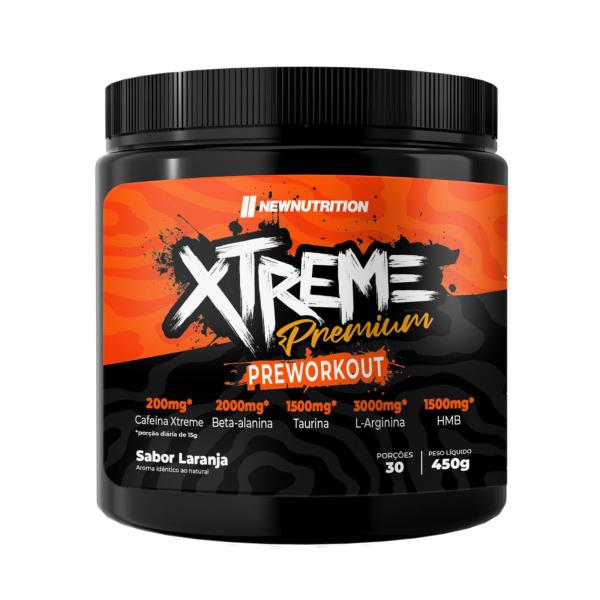 Imagem de Pré-treino Xtreme Premium 450g NewNutrition Laranja