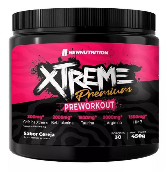 Imagem de Pré-Treino Xtreme Premium Newnutrition Cereja 450G