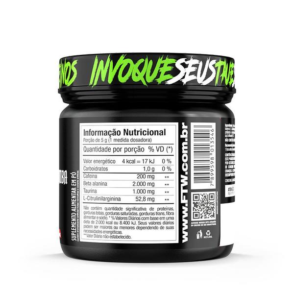 pré workout diabo verde 250g frutas vermelhas mansão maromba - Fitoway Imagem de pré workout diabo verde 250g frutas vermelhas mansão maromba