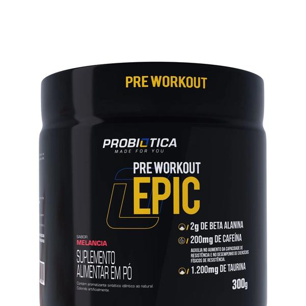 Imagem de Pre Workout Epic Probiótica (300g) Melancia