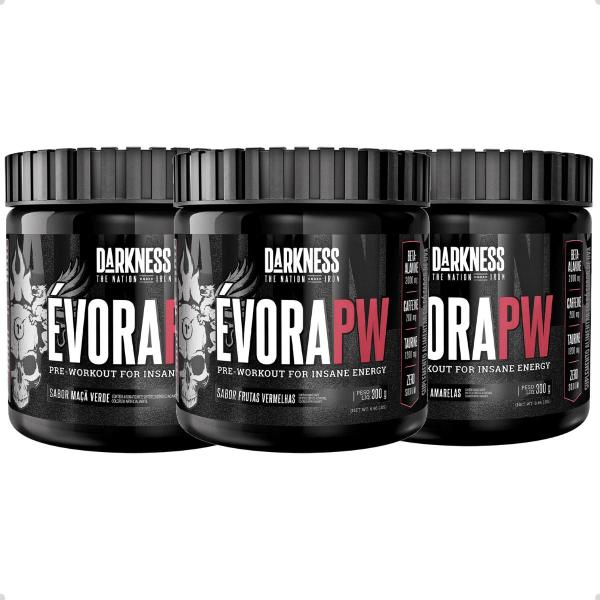 Imagem de Pre Workout Evora PW Insane Energy 300g Darkness