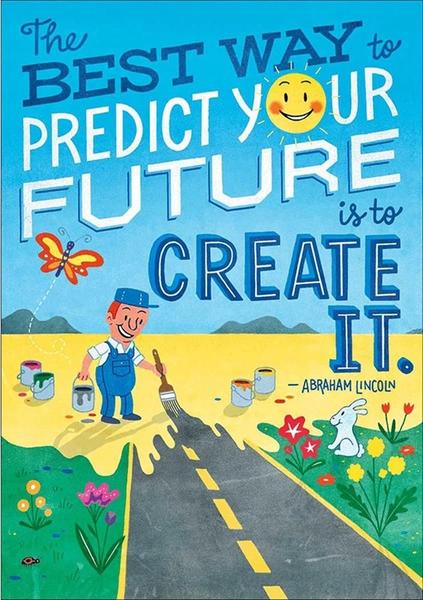 Imagem de Predict Your Future Is To Create It - Pop! Chart