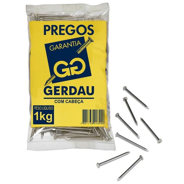 Imagem de Prego 15x15 com Cabeça Gerdau