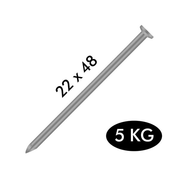 Imagem de Prego 22 X 48 Com Cabeça Polido Kit Com 5kg