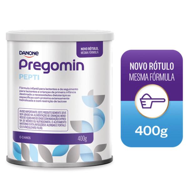 Imagem de Pregomin Pepti 400g Danone  Fórmula Hipoalergênica para Crianças