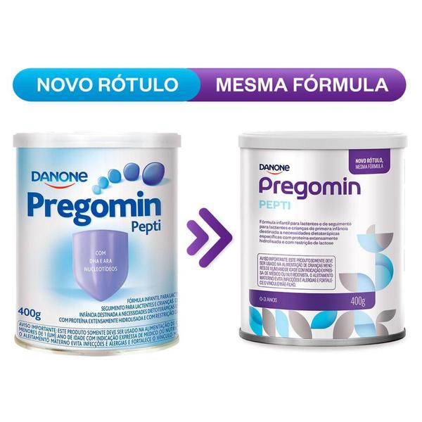 Pregomin Pepti Fórmula Infantil 400g Imagem de Pregomin Pepti Fórmula Infantil 400g