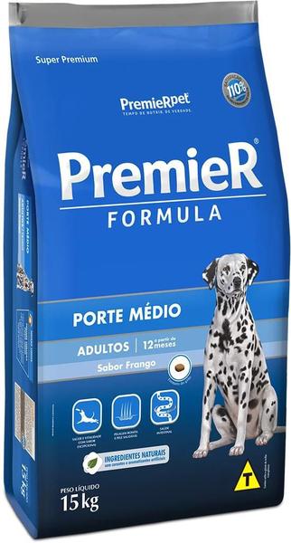 Imagem de Premier formula cães adultos porte médio sabor frango 15kg