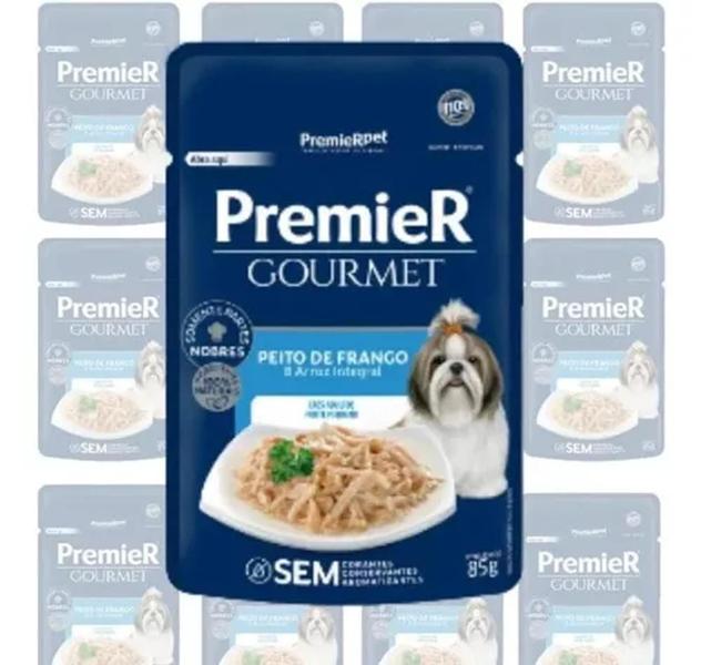 Imagem de Premier Gourmet Cães Ad Pequeno Porte Frango 85 Gr (20 Un)