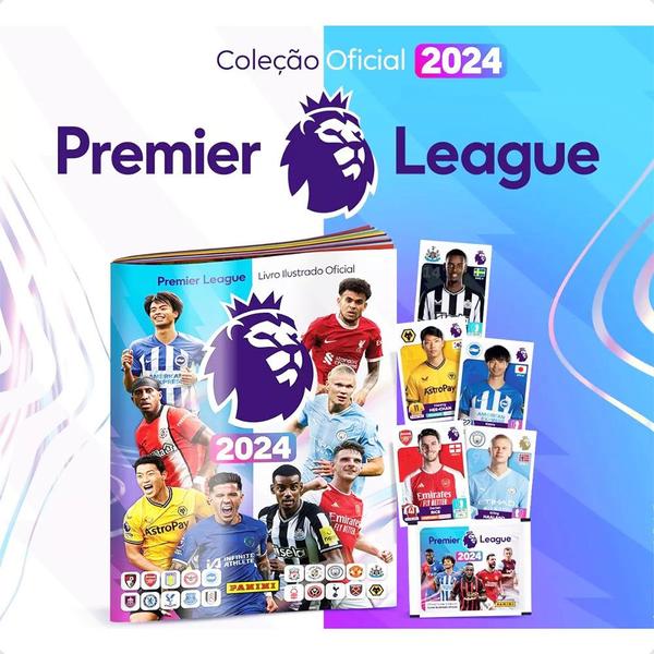 Imagem de Premier League 2024 Álbum + 100  Figurinhas