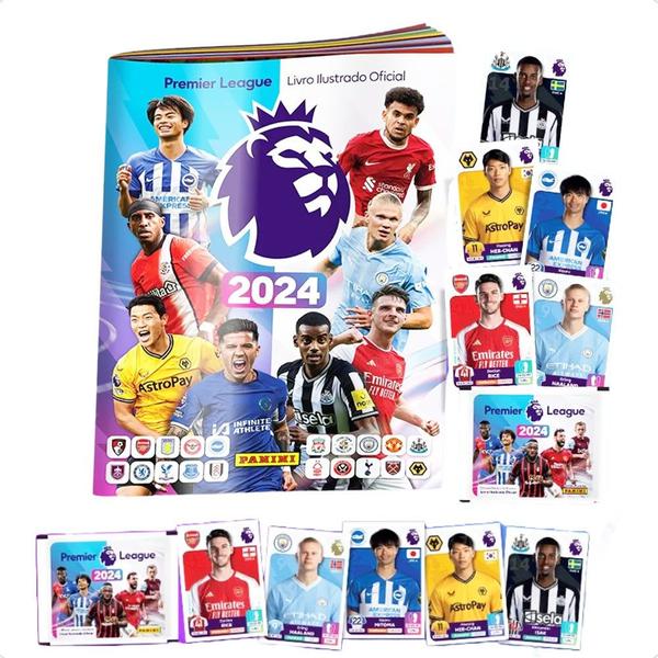 Imagem de Premier League 2024 Álbum + 50  Figurinhas