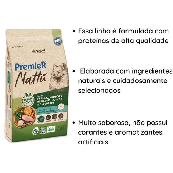 Imagem de Premier nattu caes adult racas peq abobora 1 kg