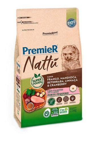 Imagem de Premier nattu caes filhote mandioca rp 2.5kg