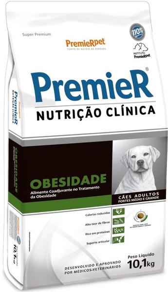 Imagem de Premier nutrição clínica obesidade cães portes médio e grande 10,1kg