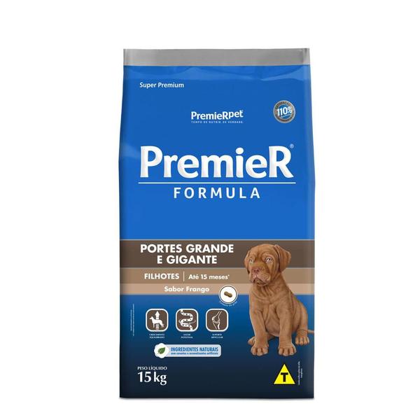 Premier Raças Grandes Filhote 15Kg Imagem de Premier Raças Grandes Filhote 15Kg