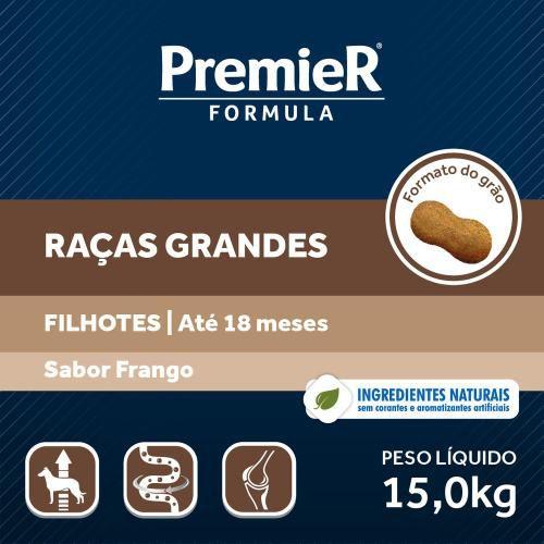 Premier Raças Grandes Filhote 15Kg Imagem de Premier Raças Grandes Filhote 15Kg
