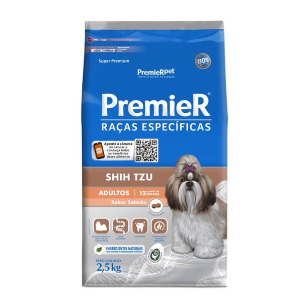 Imagem de Premier racas shih tzu ad salmao 2.5kg