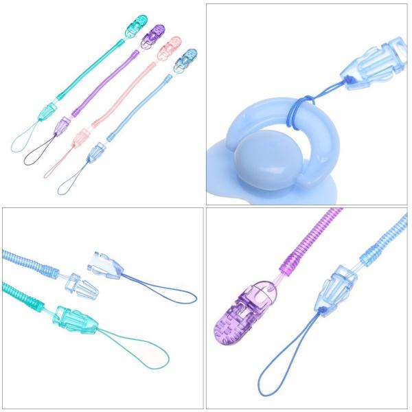 Prendedor chupeta universal modelo mola facil de limpar bebe infantil - MBBIMPORTS Imagem de Prendedor chupeta universal modelo mola facil de limpar bebe infantil
