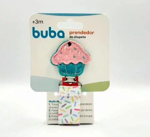 Imagem de Prendedor de Chupeta Cupcake Buba