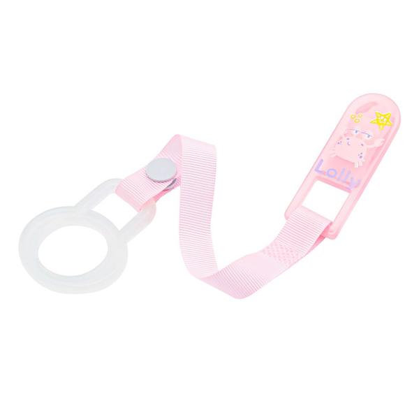 Prendedor de Chupeta Lolly Kinddy 0+ Meses Oceano Rosa 1 Unidade Imagem de Prendedor de Chupeta Lolly Kinddy 0+ Meses Oceano Rosa 1 Unidade