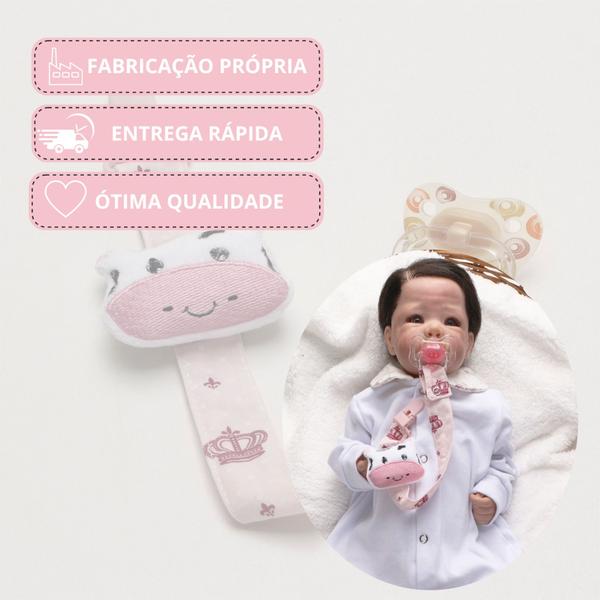 Imagem de Prendedor de Chupeta Para Bebê Menina Menino com Fecho e Trava 01 Peça