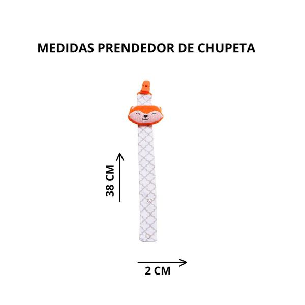 Imagem de Prendedor de Chupeta Para Bebê Menina Menino com Fecho e Trava 01 Peça