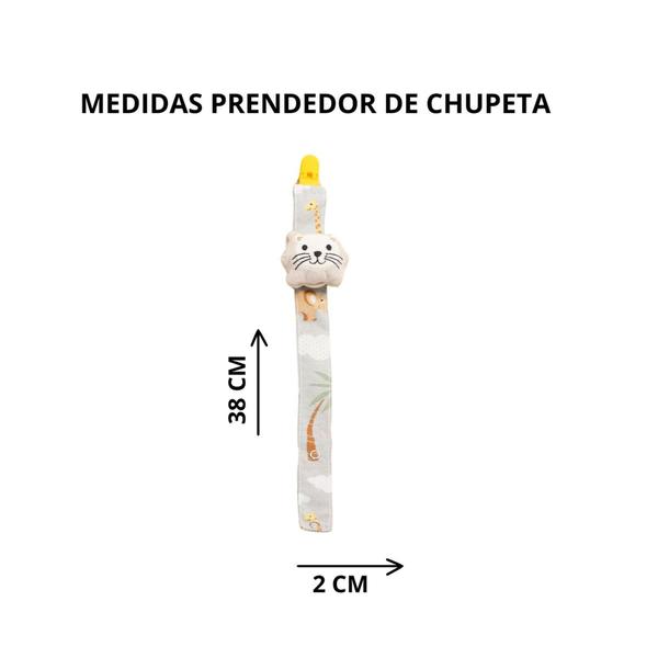 Imagem de Prendedor de Chupeta Para Bebê Menina Menino com Fecho e Trava 01 Peça