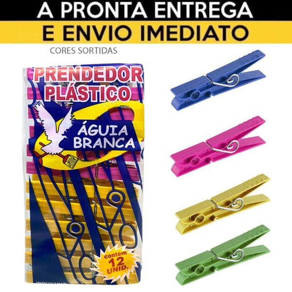 Imagem de Prendedor De Roupa Plástico Pregador Varal Grampo Lavanderia