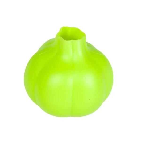 Prensa de Alho de Silicone Multifuncional - Descascador, Purê e Moedor Imagem de Prensa de Alho de Silicone Multifuncional - Descascador, Purê e Moedor