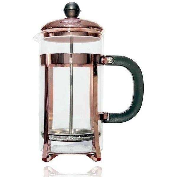 Imagem de Prensa Francesa De Vidro Com Aço Inox 350Mls Rose Classic