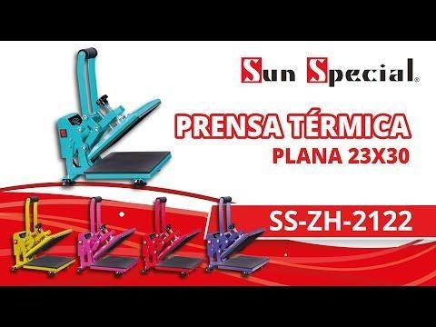 Prensa Térmica Plana Roxa SS-ZH-2122 220v - Sun Special - Gráfica