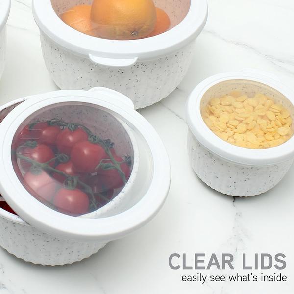 Imagem de Prep Bowls COOK WITH COLOR Deep Mixing Plastic Set 8 peças