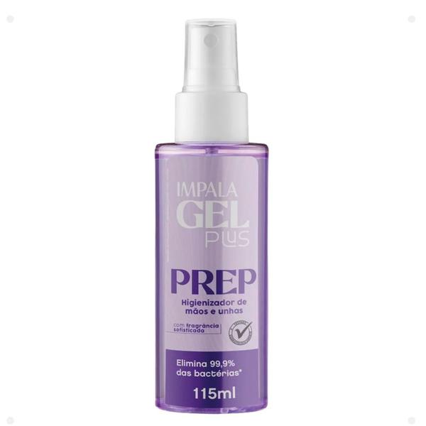 Imagem de Prep Higienizador Impala De Mãos E Unhas Gel Plus 115ml