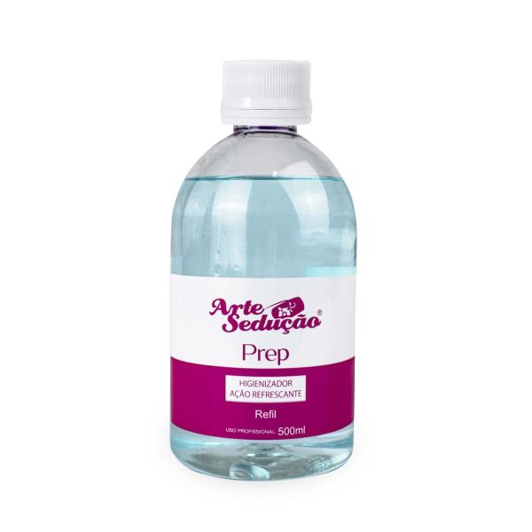 Imagem de Prep Refil 500ml Higienizador Refrescante Limpeza Profunda Instrumentos Mãos