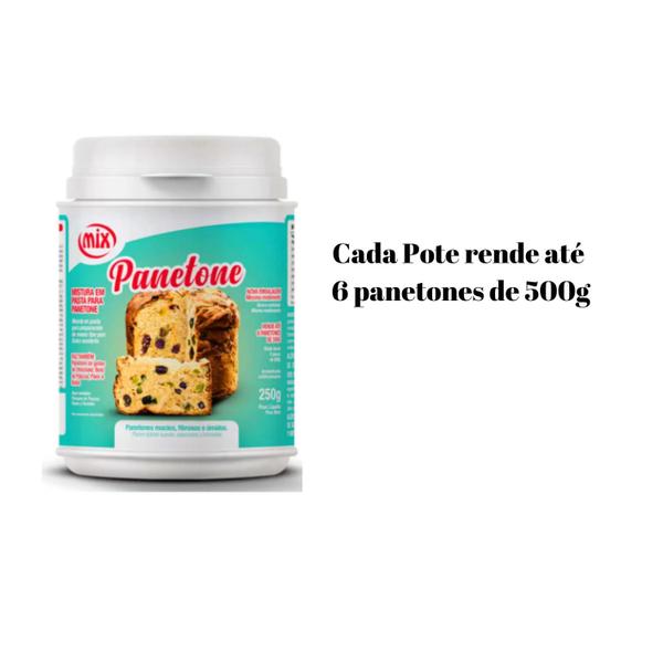 Preparado Mistura Para Panetone, Chocotones Kit 3 Potes - Mix Imagem de Preparado Mistura Para Panetone, Chocotones Kit 3 Potes