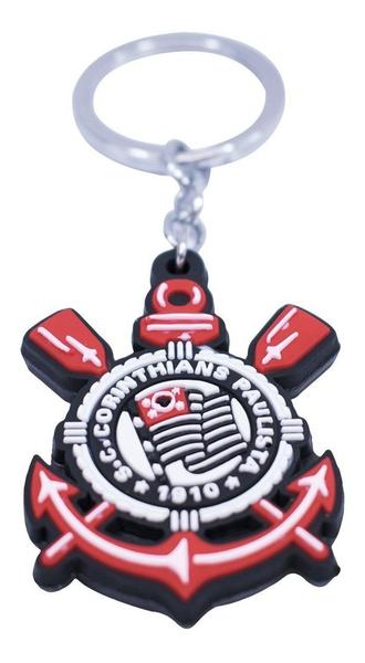 Imagem de Presente Corinthians Timão Chaveiro De Borracha Com Brasão