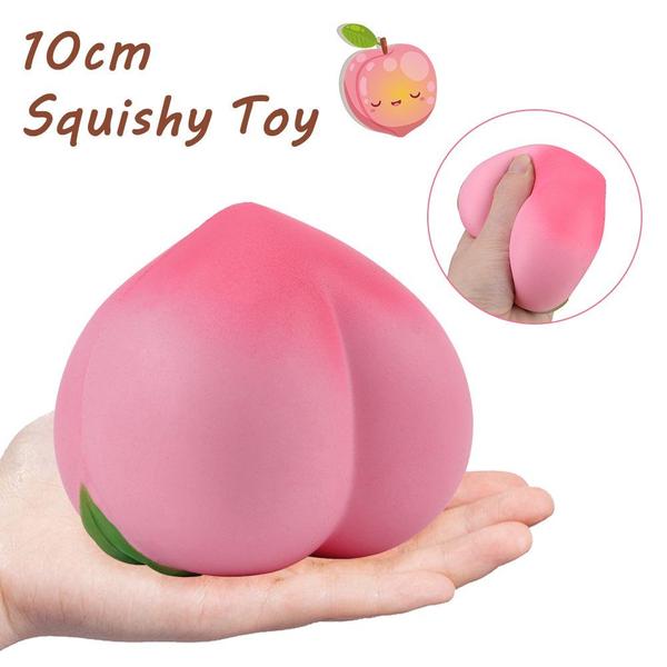 Imagem de Presente de alívio do estresse com aroma de pêssego Squishy Toy Folany, 10 cm