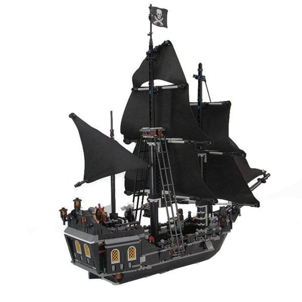 Presente de aniversário do Pearl Ship Pirates Model Building Blocks Blocks - SANLIN BEANS Imagem de Presente de aniversário do Pearl Ship Pirates Model Building Blocks Blocks