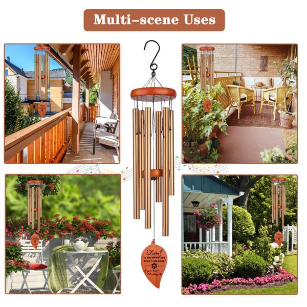 Presente de simpatia para cães Memorial Wind Chime VENBEEL Pet Loss Imagem de Presente de simpatia para cães Memorial Wind Chime VENBEEL Pet Loss