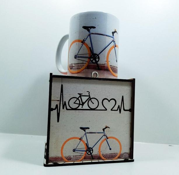 Imagem de Presente Dia Dos Pais - Pai Ciclista Caixa E Caneca Art Bike