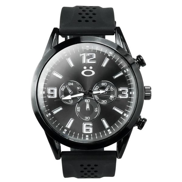 Imagem de Presente homem: Relogio masculino original silicone preto aço inox casual + caixa qualidade premium